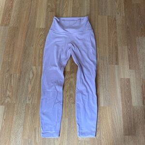 Lululemon Athletica Align light pink High-Waisted Leggings, size 4
